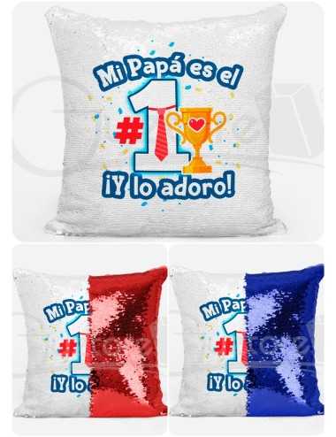 Almohadón Mágico "Papá es el número 1"