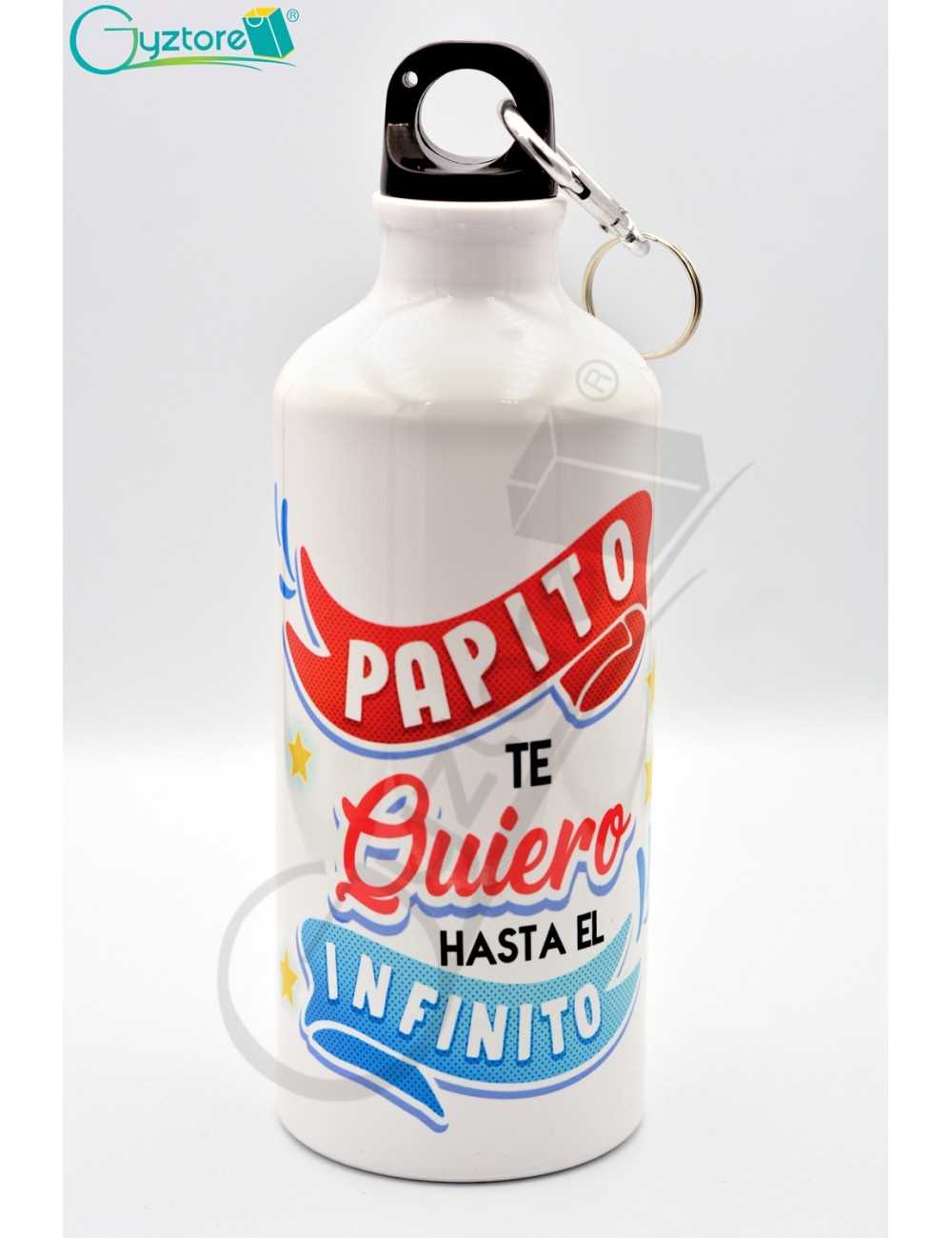 Botellas para papás "Te quiero hasta el infinito"