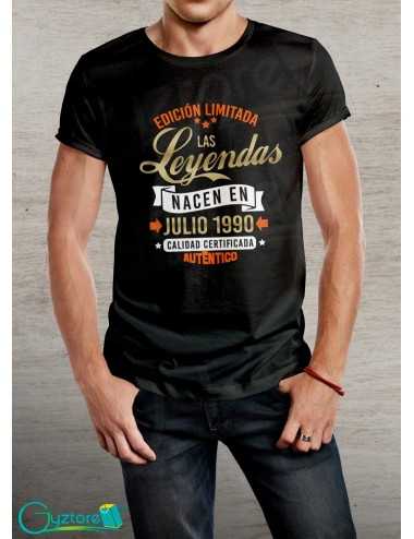 Camisetas cumpleañeras ''Las Leyendas Nacen''