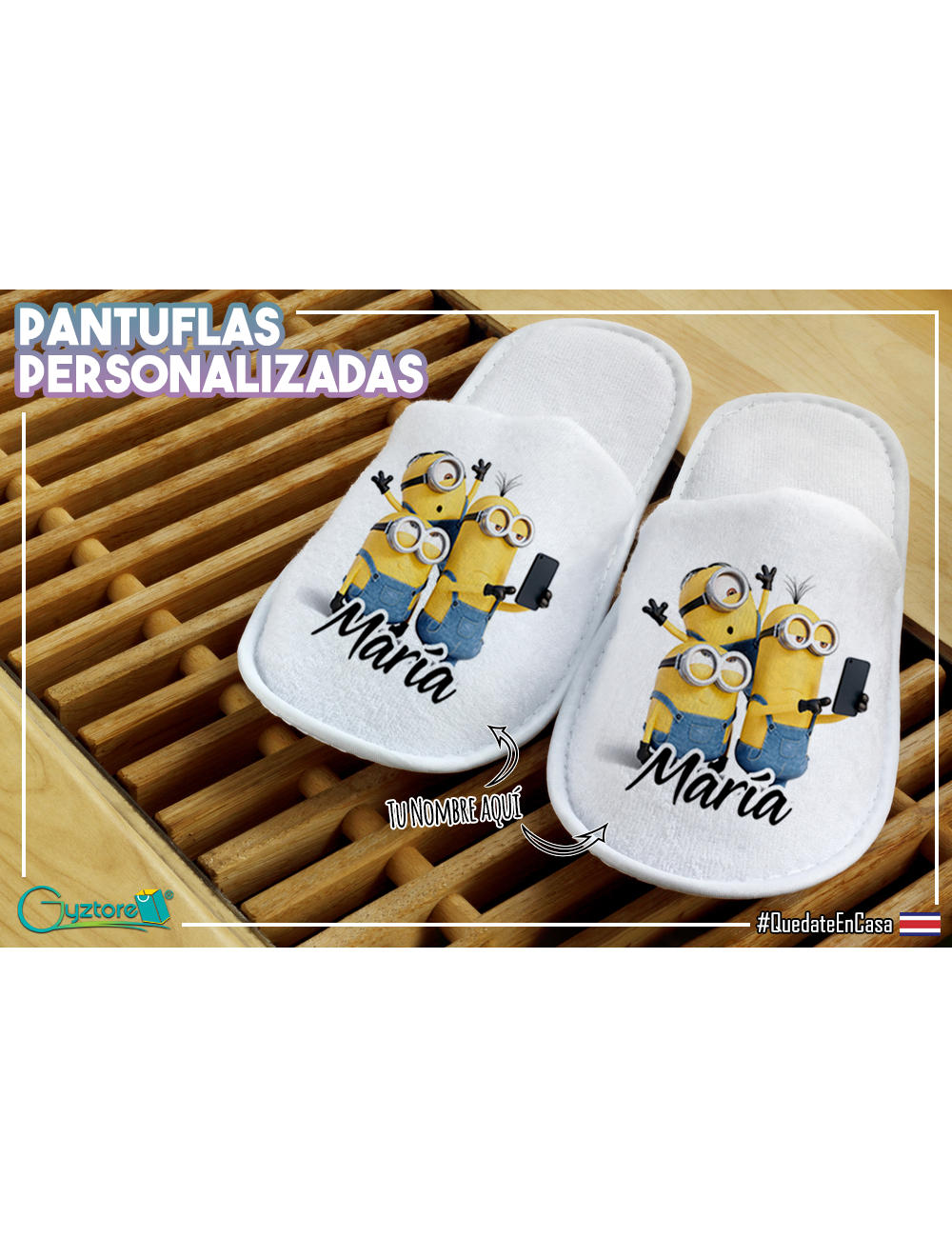 Pantuflas Personalizadas