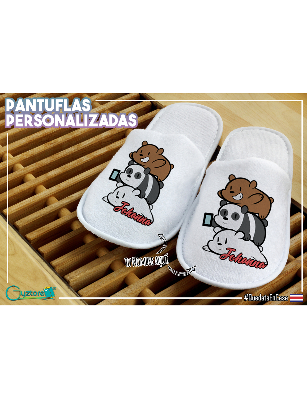 Pantuflas Personalizadas