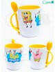 Taza de cerámica con cuchara diseño  “Bob Esponja”