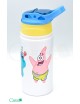 Botella Bob Esponja con pajilla