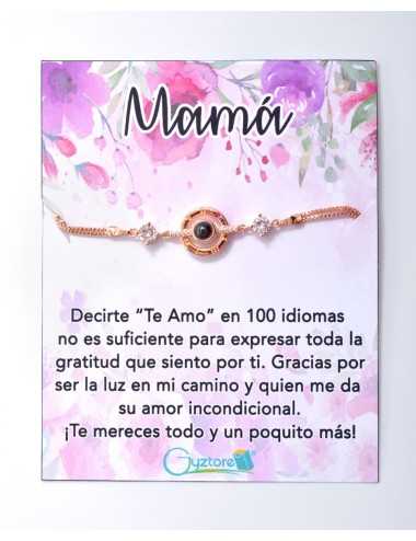 Pulseras para Mamá “Te amo en 100 idiomas”