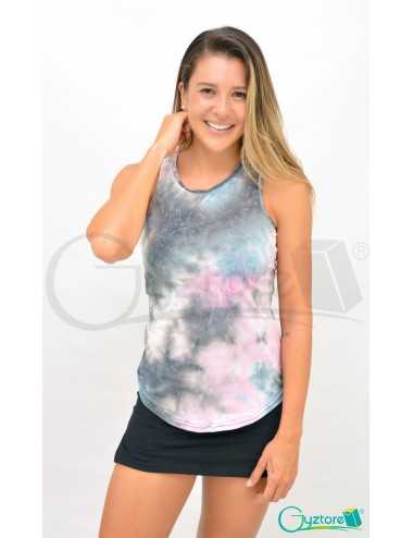 Blusa deportiva acido wash