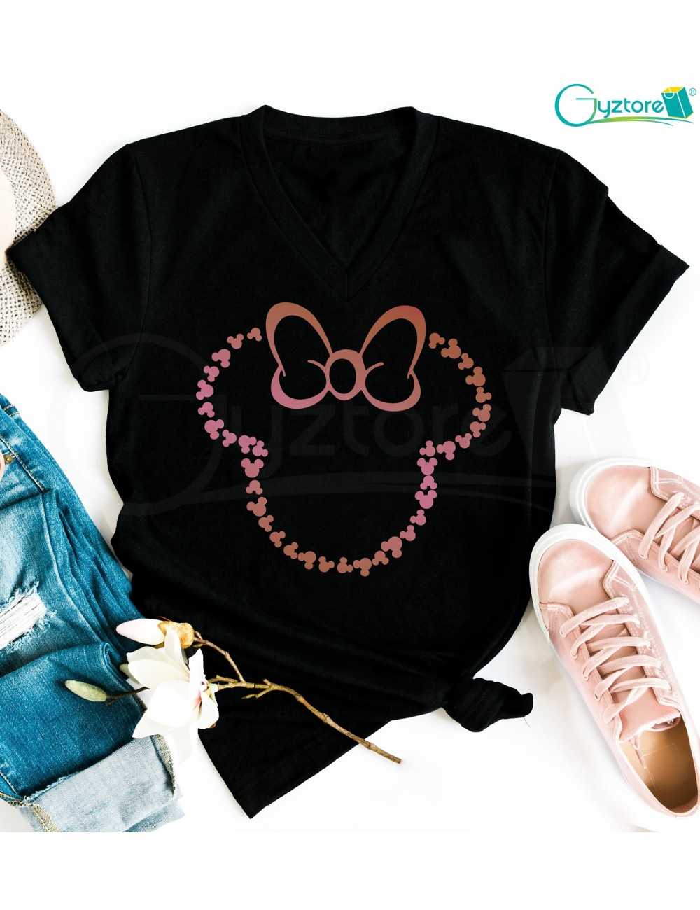 Camisetas Silueta de Mickey