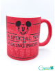 Taza mágica roja Mickey Mouse