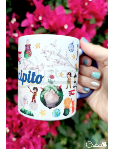 Taza mágica azul de El Principito