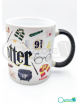 Taza mágica negra Harry Potter