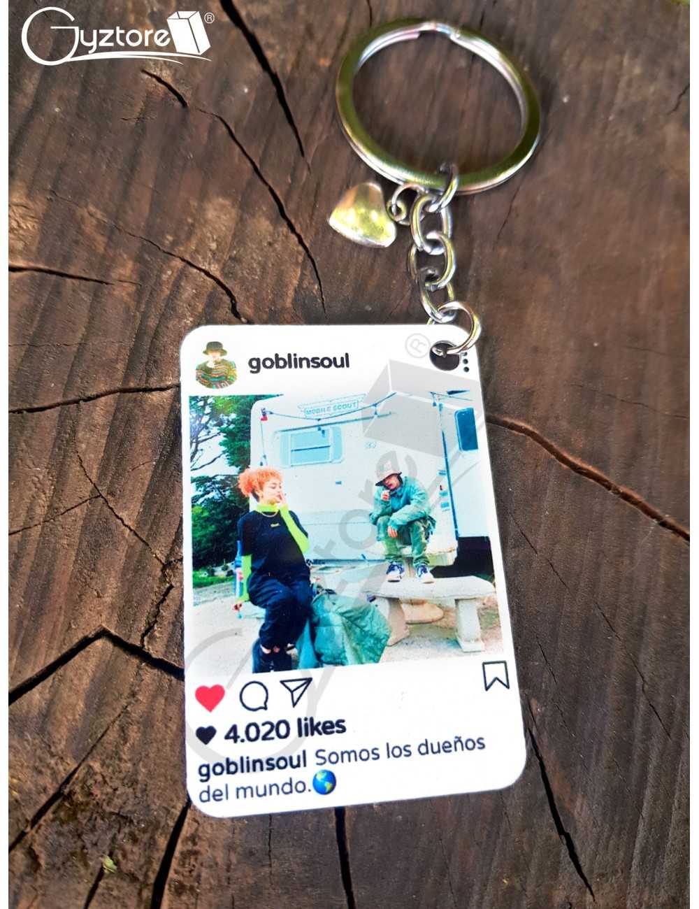 Llavero Insta personalizable