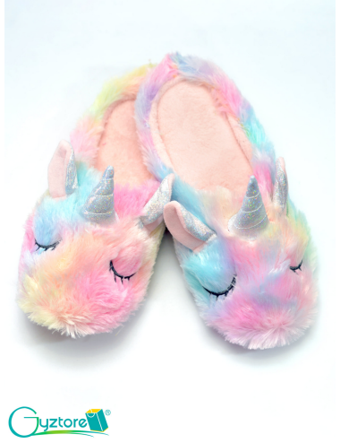 Pantuflas Unicornio colores