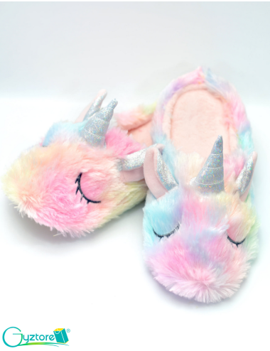 Pantuflas Unicornio colores