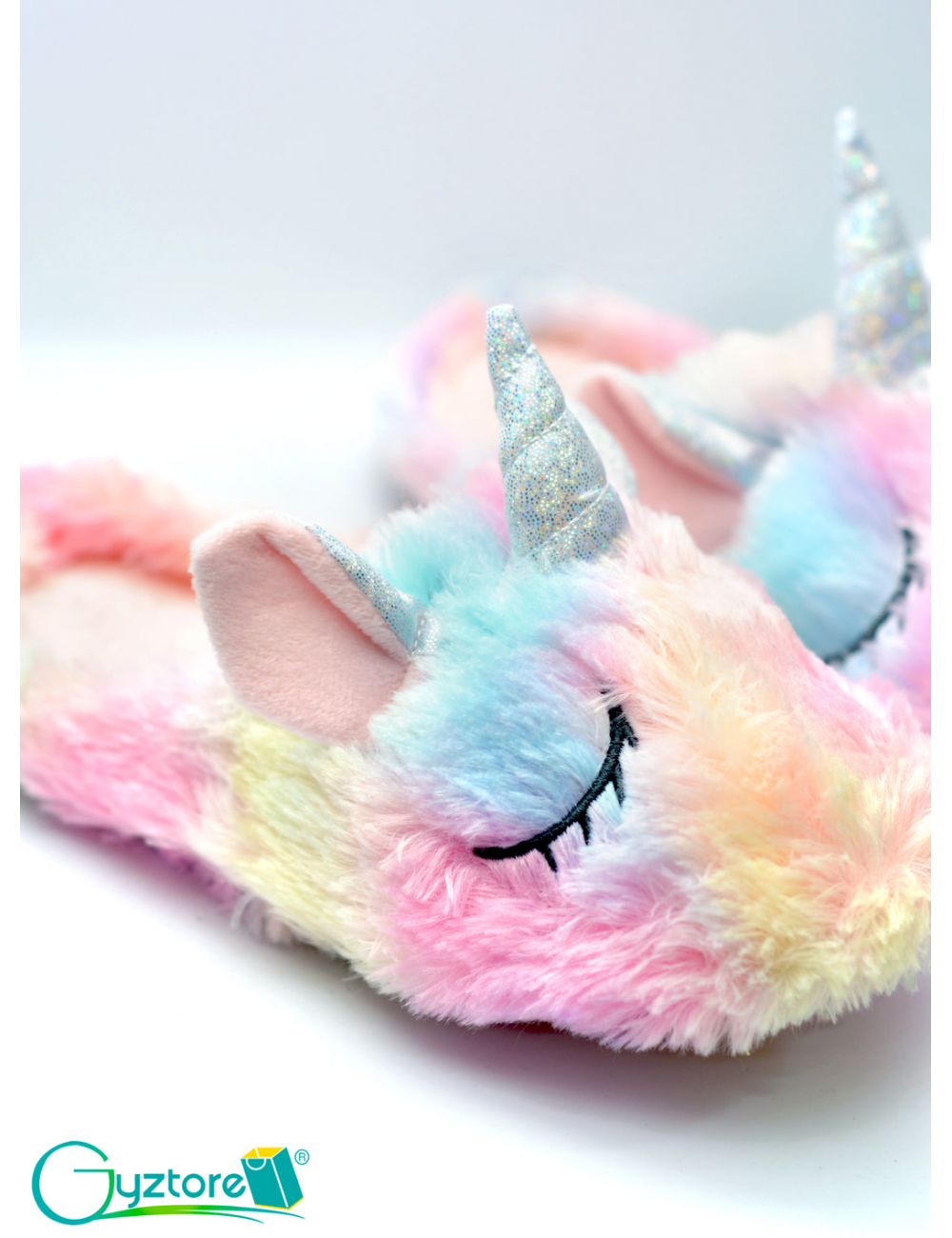 Pantuflas Unicornio colores