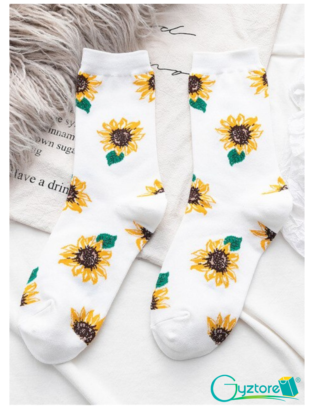 Medias diseño de Girasoles