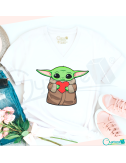 Camiseta Baby Yoda ''For you I'll be there''