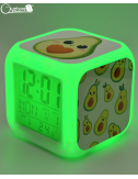 Relojes digitales “Aguacates” con LED multicolor