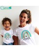 Camisetas Madre e Hija diseño Arcoiris