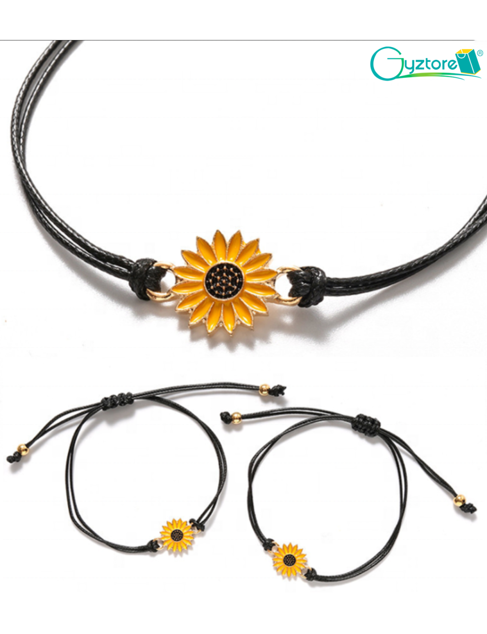 Pulseras de girasol