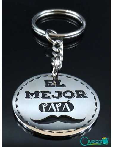 Llavero acero “El mejor papá”