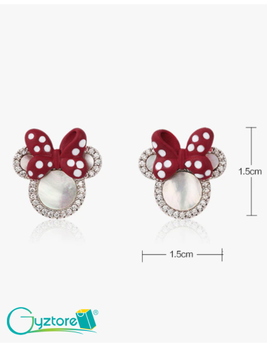 Aretes diseño de Minnie