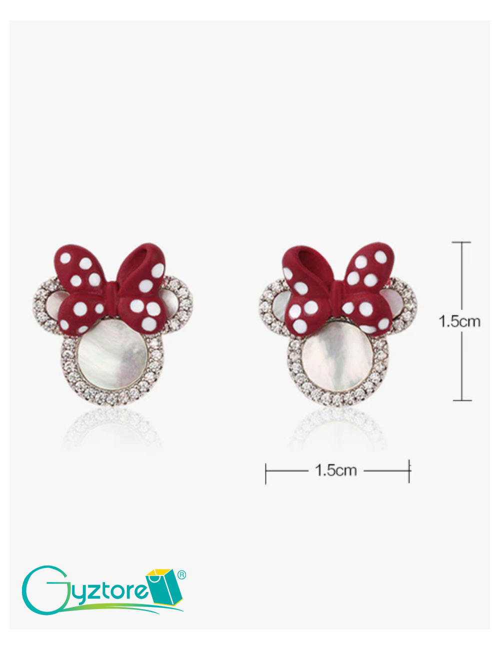 Aretes diseño de Minnie