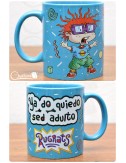 Taza celeste diseño de Carlitos