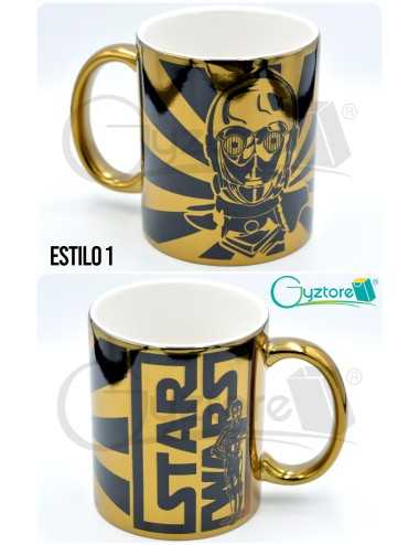 Taza métalica diseños StarWars