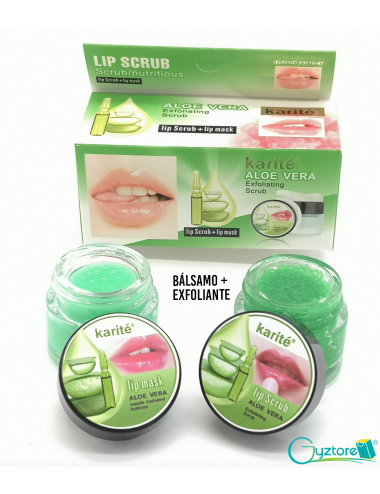 Exfoliante 2x1 para labios incluye bálsamo y exfoliante