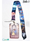 Lanyard y porta-gafete diseño La Sirenita