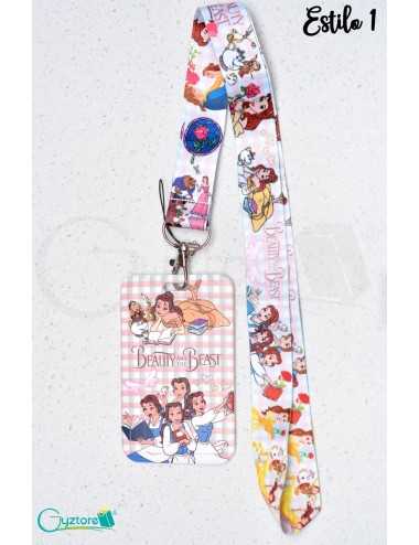 Lanyard y porta-gafete diseño La Sirenita