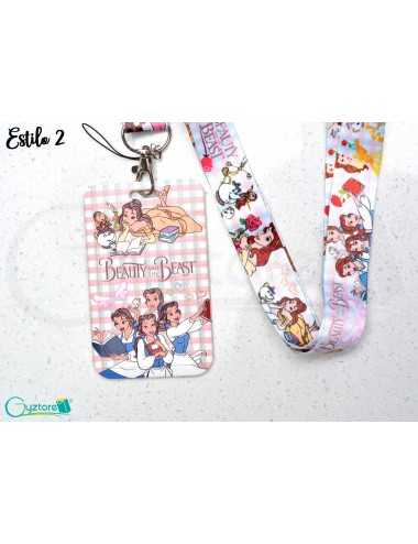 Lanyard y porta-gafete diseño La Sirenita