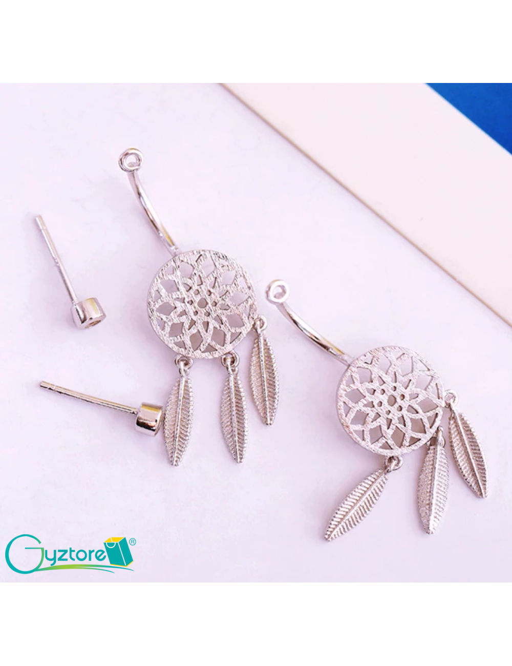 Aretes diseño de atrapasueños