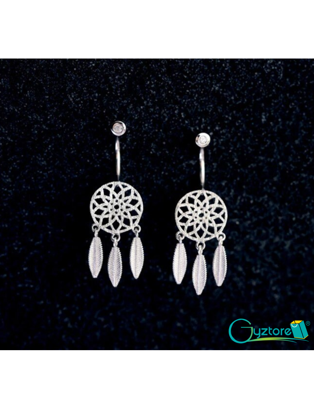 Aretes diseño de atrapasueños