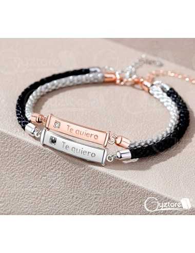 Pulseras para parejas "Te...