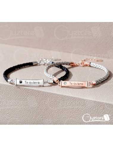 Pulseras para parejas "Te...