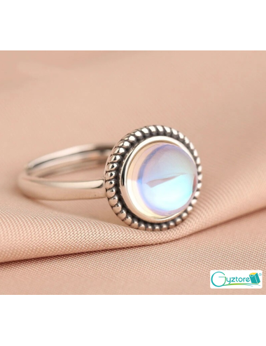 Anillo ajustable con piedra...