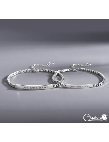 Pulseras plata 925 "Tu me...