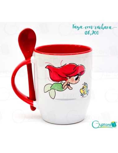 Taza con cuchara diseño de...