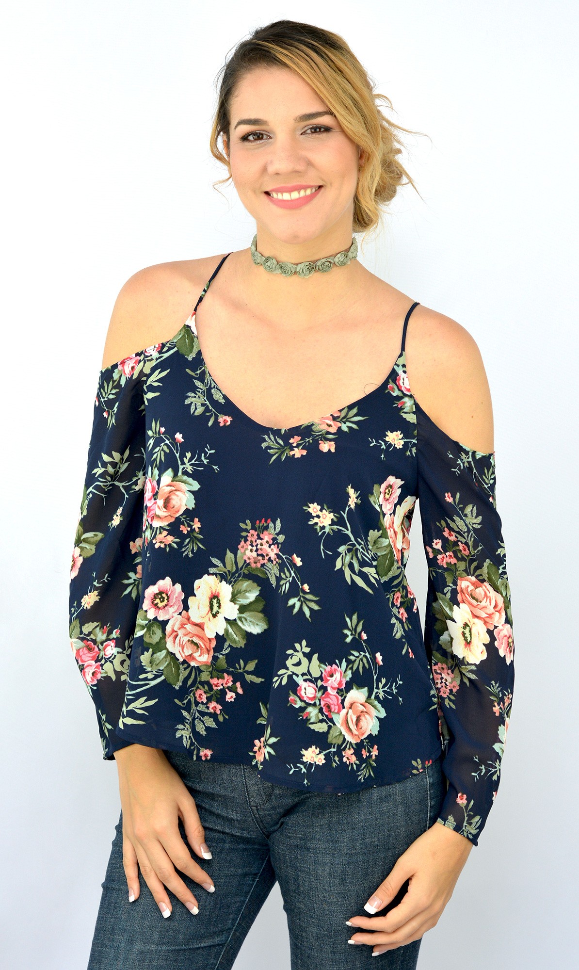 Camisas de hombros descubiertos outlet