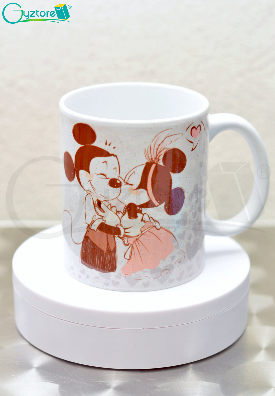 Taza Mickey Mouse escarchada para parejas