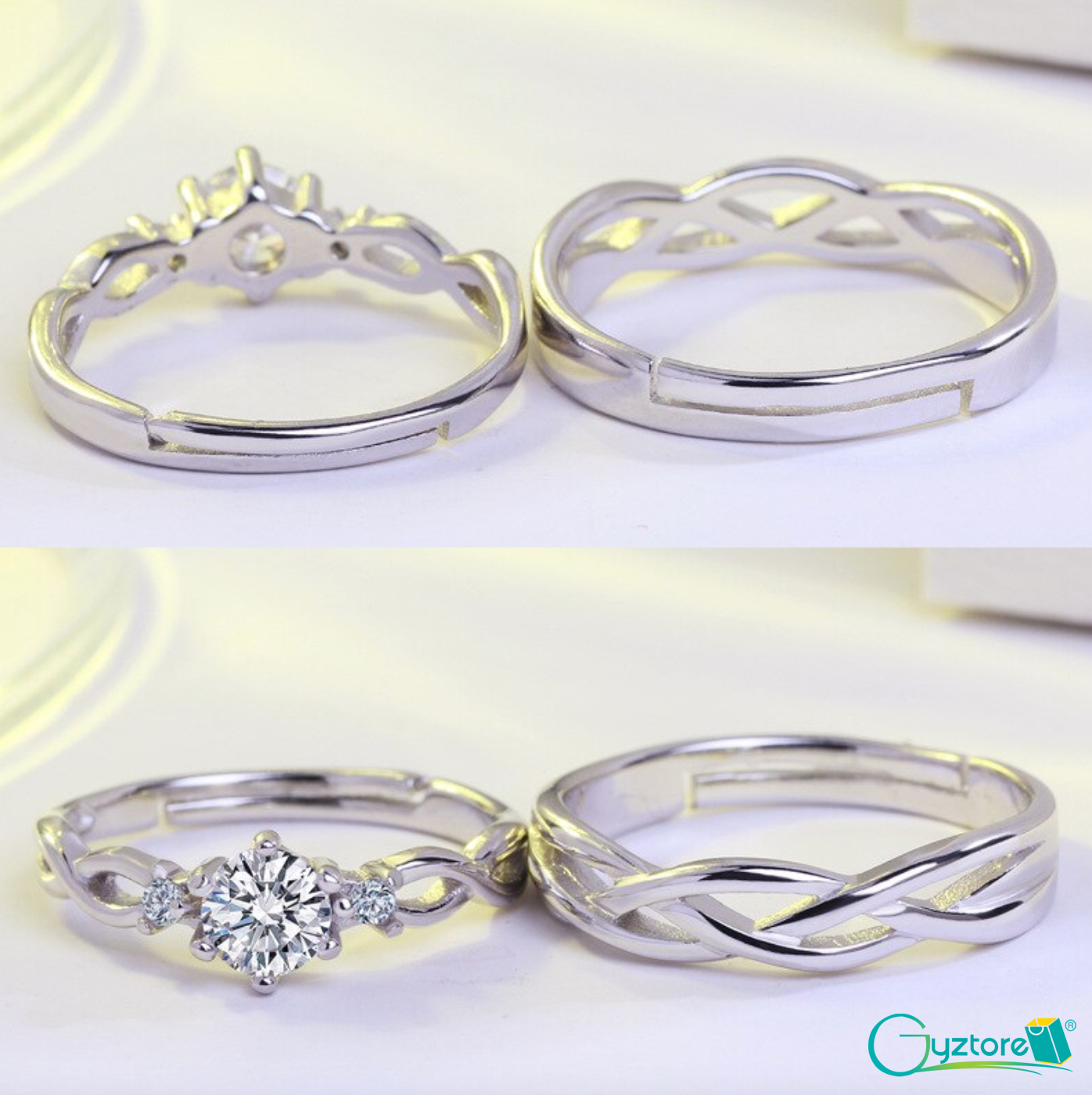 Anillos de sales mejores amigas infinito