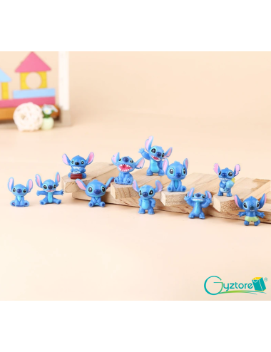 12 Figuras diseño de Stitch