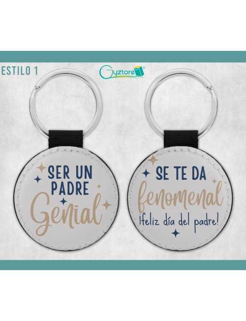 Llaveros de cuero diseños para papá