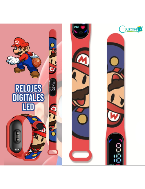 Relojes digitales diseño de Mario