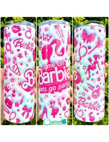 Botella térmica diseño de Barbie 🎀