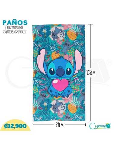 Paños grandes diseño de Stitch