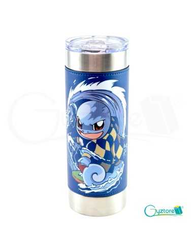 Botellas térmicas cuero PU diseño Squirrel pokemon