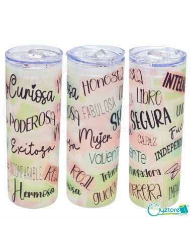 Botella Tumbler de vidrio...