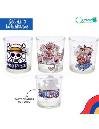 Set 3 vasos whiskeros,...