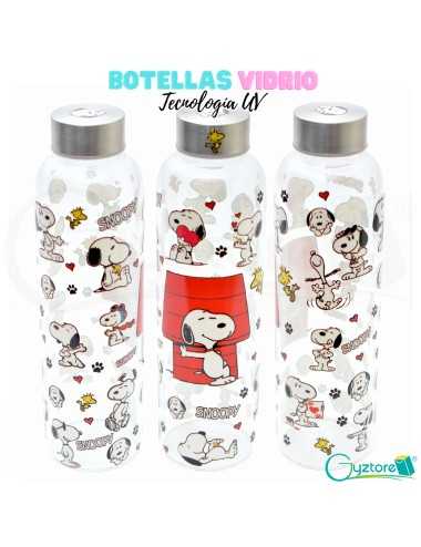 Botella de vidrio "Snoopy"...